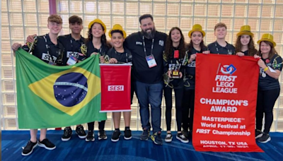 Estudantes do Sesi-SP conquistam 1º lugar no maior torneio de robótica do mundo