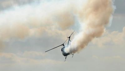 Maharashtra: Helicopter Crash in Pune Claims Lives of Two Pilots and One Passenger as Aircraft Bursts into Flames