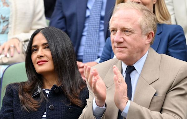 Salma Hayek, Patrick Mahomes and more celebrities in attendance at Wimbledon 2024