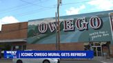 Iconic Owego mural gets refresh