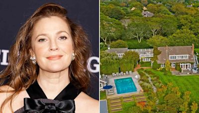 Drew Barrymore’s Sprawling Hamptons Home Hits the Market for $8.5 Million — See Inside!