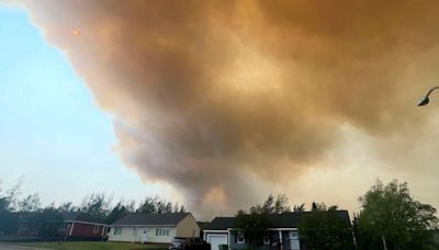 ‘An extremely aggressive inferno’: Fire menaces eastern Canadian community