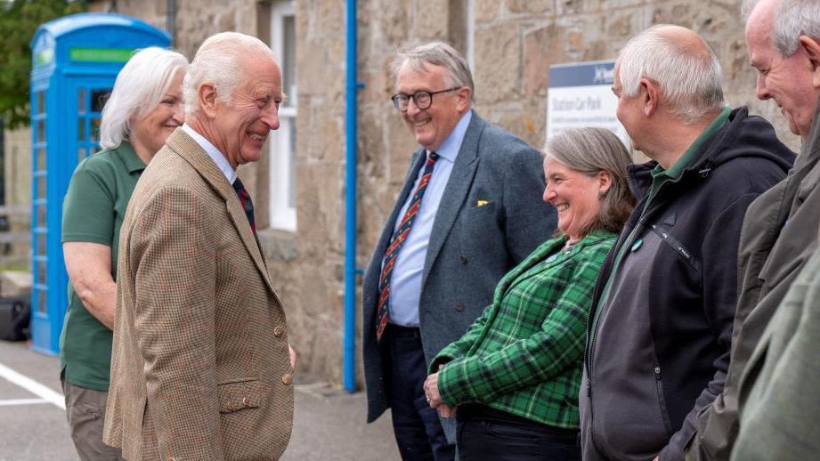 King visits UK's newest Unesco World Heritage site