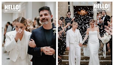 X Factor's Lucy Spraggan stuns in first images from her star-studded wedding with girlfriend Emilia Smith