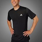 Adidas Ulti Tee Knit M [IM4194] 男 短袖 上衣 亞洲版 運動 慢跑 涼感 透氣 反光 黑