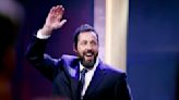 Adam Sandler accepts Mark Twain Prize for humor - as comedy pals sweetly roast him along the way