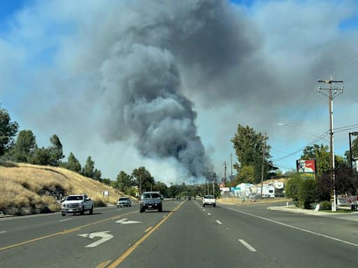 Approximately 30 structures on fire in California's Lake County, Cal Fire says