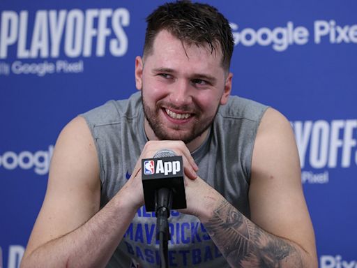 Luka Doncic press conference interrupted with lewd noises after Mavericks Game 2 win: 'I hope that’s not live'