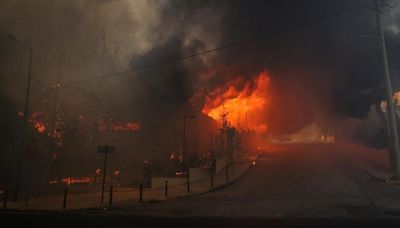 On the frontline of Greece’s wildfire 'hell'