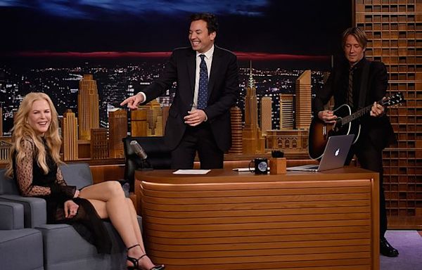 Jimmy Fallon calls Keith Urban 'good sport' about Nicole Kidman's past crush, recalls prank they pulled on her