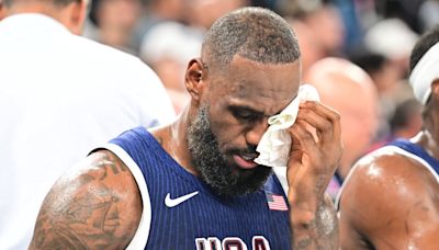 LeBron Needs Stitches After Being Elbowed in Head at the Olympics