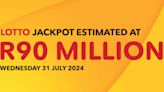 R90 million Lotto jackpot up for grabs on Wednesday