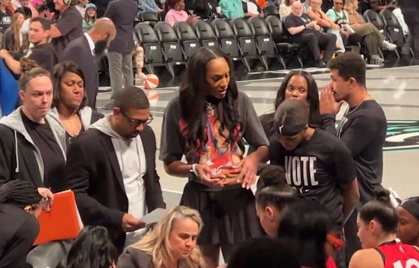 A'ja Wilson and Sydney Colson's Timeout Interaction Had Fans Cracking Up