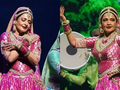 IIFA 2024: Rekha dances to ’Pardesiya’ and other retro tracks at 69