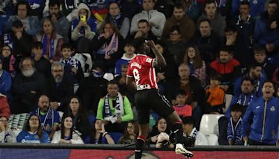 0-1. Iñaki Williams da ventaja al Athletic al descanso