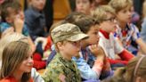 For Veterans Day, Portsmouth's Britt Conway shares her Navy experience with Rye students