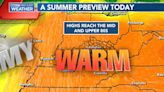 Jim Caldwell’s Forecast | Brief Summer-like surge