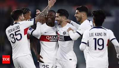 Kylian Mbappe rested ahead of French Cup final as Paris Saint-Germain win final Ligue 1 game | Football News - Times of India