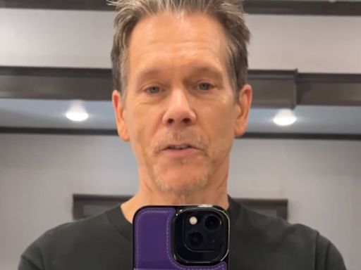 Kevin Bacon Gets Pranked on Set with Photos of Kyra Sedgwick All over His Trailer. See Her Funny Response