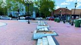 New Jersey town cuts down trees in town square to deter homeless population