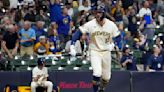 Brewers first baseman's towering grand slam too much for Rangers in series opener