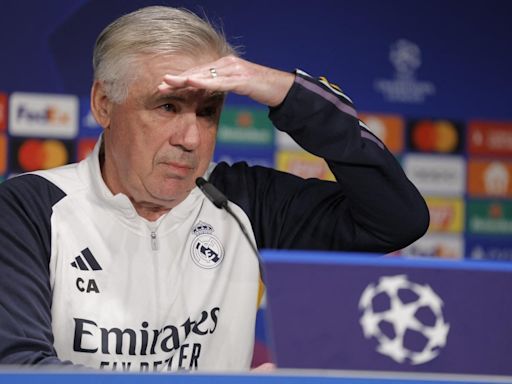 Carlo Ancelotti confirmó una sensible baja para la final de la Champions League
