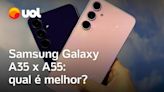 Galaxy A35 ou A55: qual é o melhor celular intermediário da Samsung?