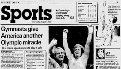 Deseret News archives: Vidmar, U.S. gymnasts make another Olympic miracle