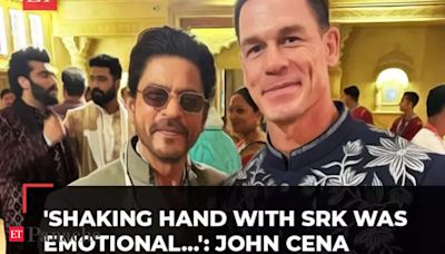 John Cena shares his "starstruck" meeting with Shah Rukh: 'Shaking hand with SRK was emotional...'