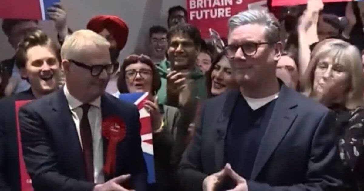 Keir Starmer rejects new Labour mayor Richard Parker in brutal handshake gaffe