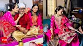 Kangana Ranaut shares colourful mehendi-haldi moments from her brother Varun Ranaut's wedding-See photos | Hindi Movie News - Times of India