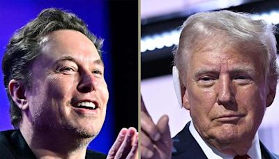 Elon Musk cosies up to Donald Trump in glitchy conversation on X platform