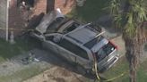 SUV barrels through day care yard before slamming into house