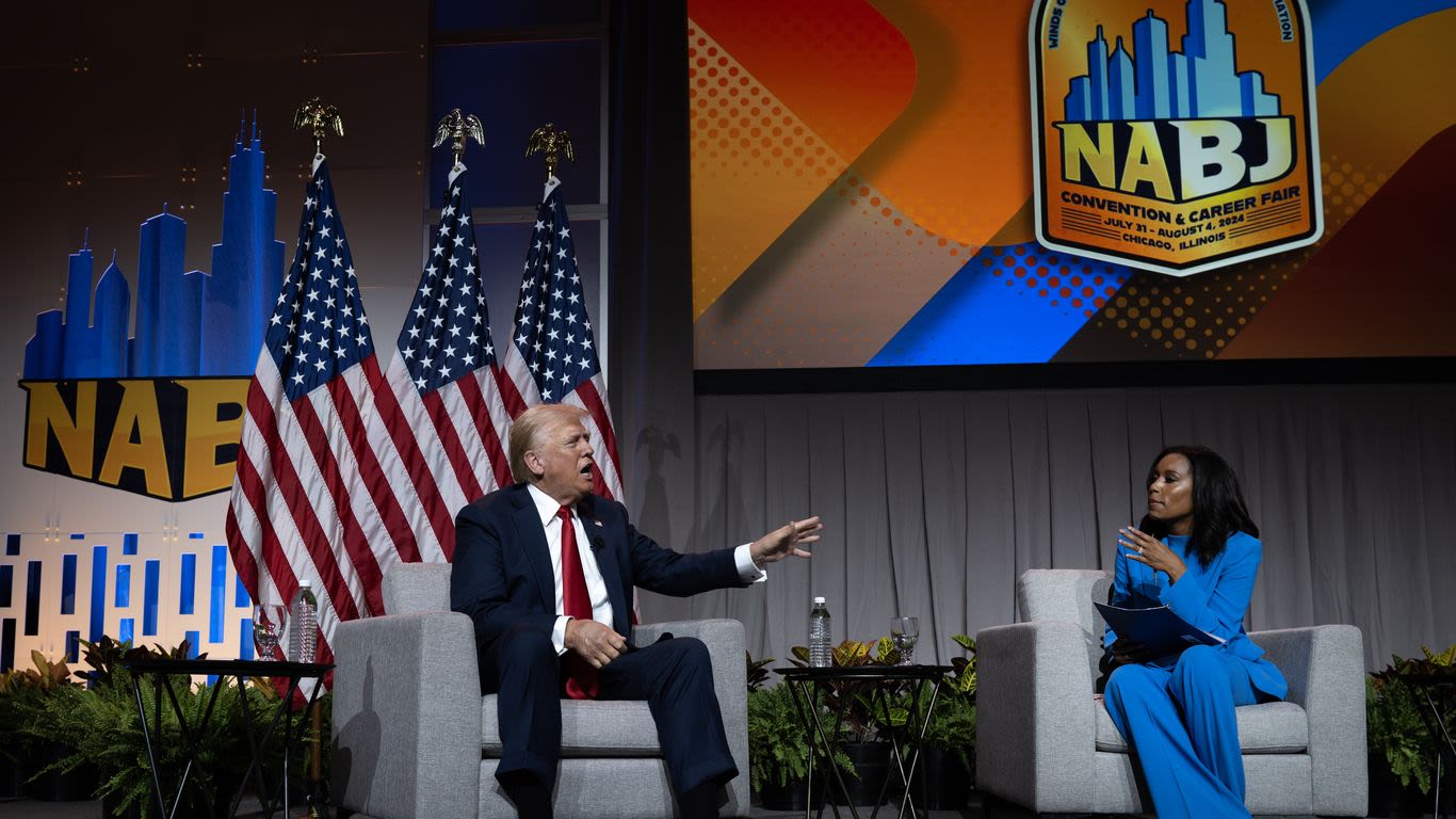 Five explosive moments from Trump’s off-the-rails NABJ interview