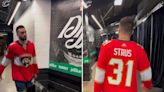 Cavaliers’ Strus seemingly trolls Bruins, Boston sports with pregame outfit | NHL.com