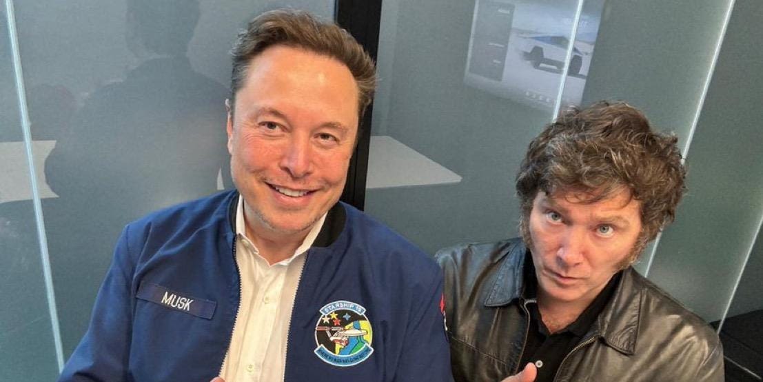 Elon Musk's Tesla dreams may hinge on his blossoming bromance with Argentina's libertarian president Javier Milei