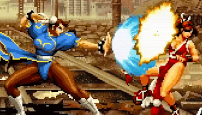 SNK vs. Capcom: SVC Chaos - Official Mai Shiranui vs. Chun-Li Combo Gameplay Trailer - IGN
