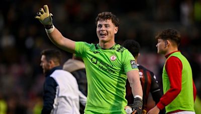 ‘That’s my job’ insists Sligo Rovers’ Ed McGinty after goalkeeping heroics in win over Bohemians