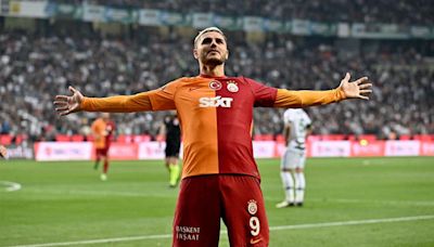 Mauro Icardi, con un gol de taco, le dio el título de campeón al Galatasaray