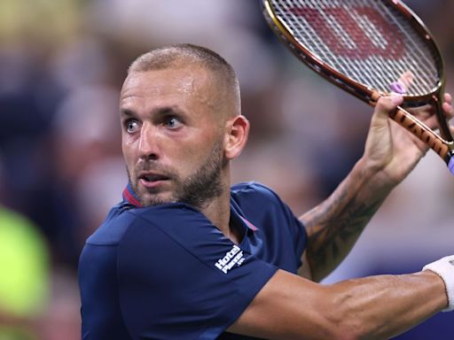 Dan Evans' hard-fought US Open run ends