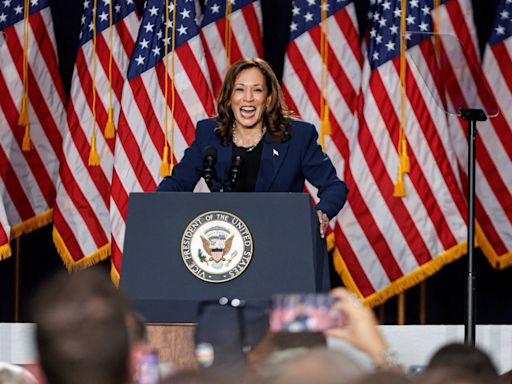 Kamala Harris wins over Democrat voters but still trails behind Trump in first polls