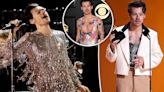 Harry Styles shines on Grammys 2023 stage in sequin fringe jumpsuit