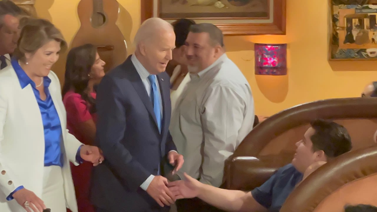 Biden visits local favorite restaurant on day 3 of Las Vegas visit