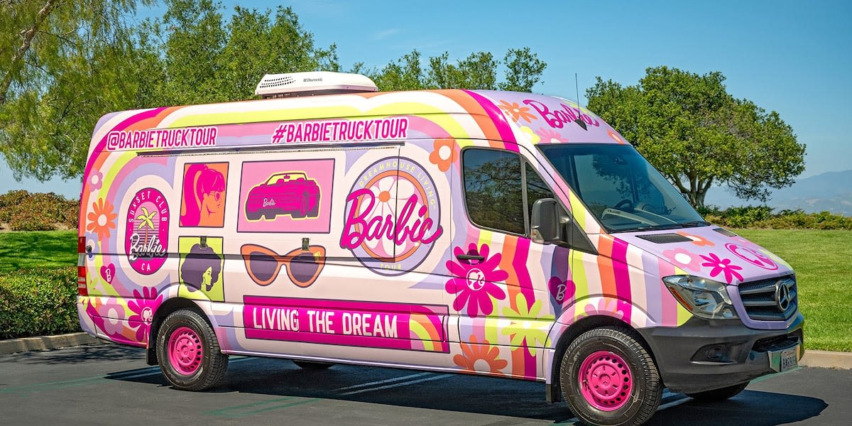 Barbie Dreamhouse pop-up merch truck coming to Leawood this Saturday