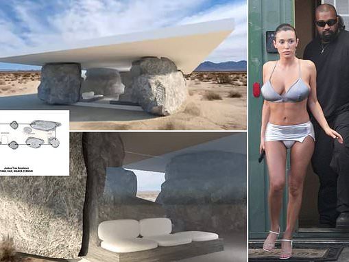 The Stone Age building designs of Kanye West's wife Bianca Censori