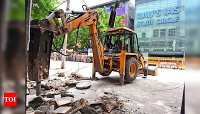 MCD Takes Action After Tragedy in Old Rajender Nagar | Delhi News - Times of India