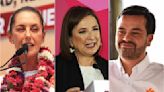 Debate INE: así llegaron Claudia Sheinbaum, Xóchitl Gálvez y Jorge Álvarez Máynez