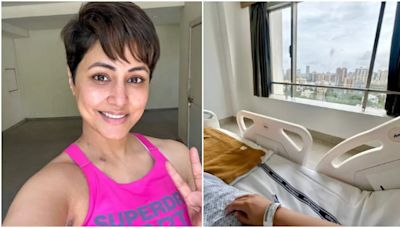 Hina Khan Says 'Constantly In Pain Every Second' As She Battles Cancer, Shares Pic From Hospital