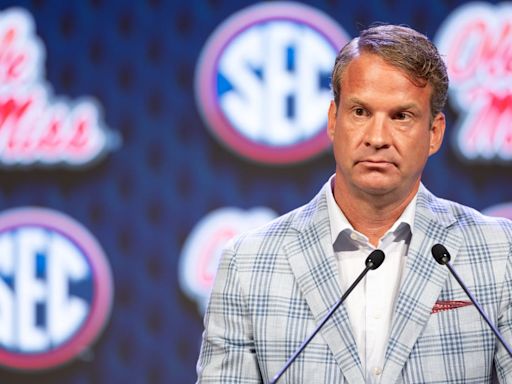 WATCH: Ole Miss Coach Lane Kiffin Trolls Paul Finebaum at SEC Media Days