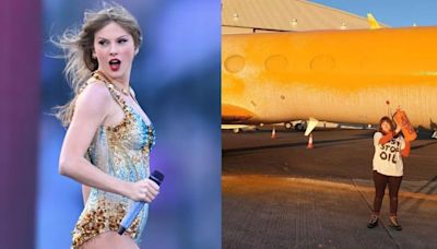 Taylor Swift's jet caught in crossfire of eco-activist paint job ahead of Wembley Eras Tour